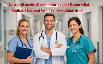 Asistenții medicali comunitari nu pot fi concediați prin OUG 7/2026! Avertismentul Sindicatului Național Forța Legii Asistenții medicali comunitari nu pot fi concediați prin OUG 7/2026! Avertismentul Sindicatului Național Forța Legii